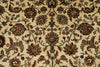 6x8 Ivory and Red Turkish Traditional Rug