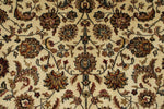 6x8 Ivory and Red Turkish Traditional Rug