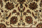 6x8 Ivory and Red Turkish Traditional Rug