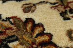6x8 Ivory and Red Turkish Traditional Rug