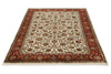 6x8 Ivory and Red Turkish Traditional Rug