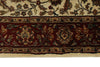 6x8 Ivory and Red Turkish Traditional Rug