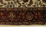 6x8 Ivory and Red Turkish Traditional Rug