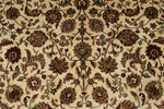 6x8 Ivory and Red Turkish Traditional Rug