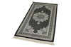 3x5 Black and Ivory Turkish Antep Rug