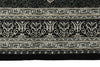 3x5 Black and Ivory Turkish Antep Rug