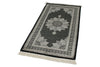 3x5 Black and Ivory Turkish Antep Rug