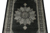 3x5 Black and Ivory Turkish Antep Rug