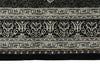 3x5 Black and Ivory Turkish Antep Rug