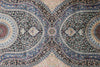 2x7 Navy and Multicolor Turkish Silk Runner