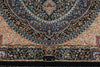 2x7 Navy and Multicolor Turkish Silk Runner