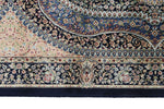 2x7 Navy and Multicolor Turkish Silk Runner