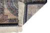 2x7 Navy and Multicolor Turkish Silk Runner