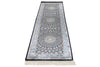 3x9 Navy and Light Blue Turkish Antep Runner