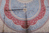 8x12 Light Blue and Multicolor Turkish Silk Rug