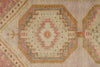 3x9 Rose and Multicolor Turkish Oushak Runner