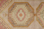 3x9 Rose and Multicolor Turkish Oushak Runner