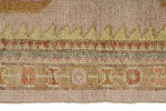 3x9 Rose and Multicolor Turkish Oushak Runner