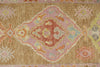 3x8 Camel and Pink Turkish Oushak Runner