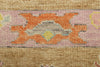 3x8 Camel and Pink Turkish Oushak Runner