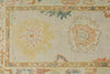 3x8 Gray and Multicolor Turkish Oushak Runner