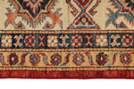 8x10 Red and Ivory Kazak Tribal Rug