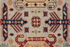 9x12 Light Gray and Multicolor Kazak Tribal Rug