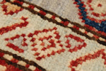 9x12 Light Gray and Multicolor Kazak Tribal Rug