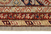 9x12 Light Gray and Multicolor Kazak Tribal Rug