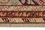 9x12 Light Gray and Multicolor Kazak Tribal Rug