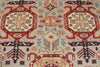 9x12 Light Gray and Multicolor Kazak Tribal Rug