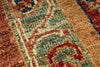 5x7 Red and Multicolor Tribal Rug