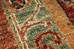 5x7 Red and Multicolor Tribal Rug