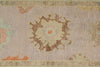 3x9 Light Purple and Light Blue Turkish Oushak Runner