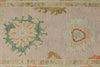 3x9 Light Purple and Light Blue Turkish Oushak Runner