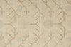 6x9 Brown and Ivory Turkish Oushak Rug
