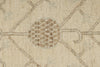 6x9 Brown and Ivory Turkish Oushak Rug