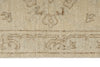 6x9 Brown and Ivory Turkish Oushak Rug