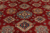 12x15 Red and Ivory Kazak Tribal Rug