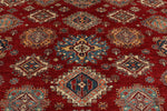 12x15 Red and Ivory Kazak Tribal Rug