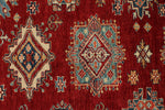 12x15 Red and Ivory Kazak Tribal Rug
