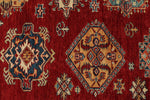 12x15 Red and Ivory Kazak Tribal Rug