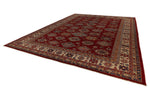 12x15 Red and Ivory Kazak Tribal Rug