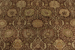 10x15 Brown and Ivory Turkish Oushak Rug