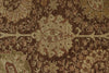 10x15 Brown and Ivory Turkish Oushak Rug
