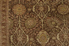 10x15 Brown and Ivory Turkish Oushak Rug