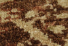 10x15 Brown and Ivory Turkish Oushak Rug