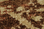 10x15 Brown and Ivory Turkish Oushak Rug