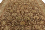10x15 Brown and Ivory Turkish Oushak Rug