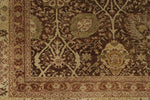 10x15 Brown and Ivory Turkish Oushak Rug